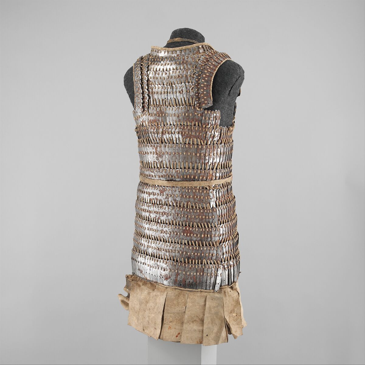 Lamellar Armor (<i>byang bu'i khrab</i>), Iron, leather, Tibetan