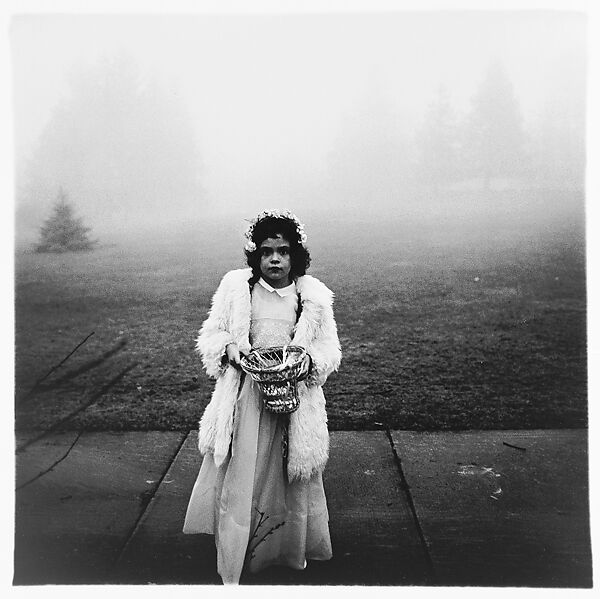 A flower girl at a wedding, Conn., Diane Arbus (American, New York 1923–1971 New York), Gelatin silver print 