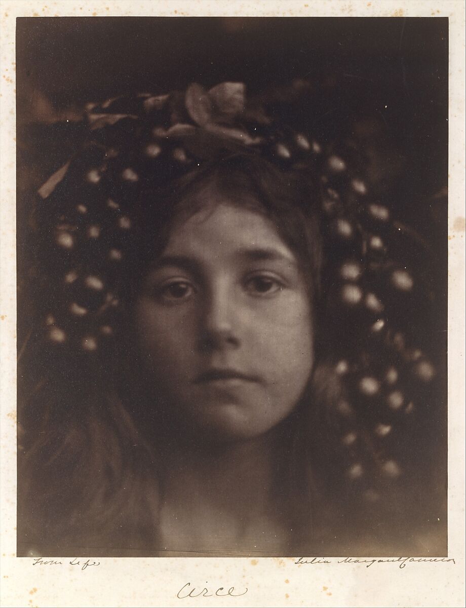 Circe, Julia Margaret Cameron (British (born India), Calcutta 1815–1879 Kalutara, Ceylon), Albumen silver print from glass negative 