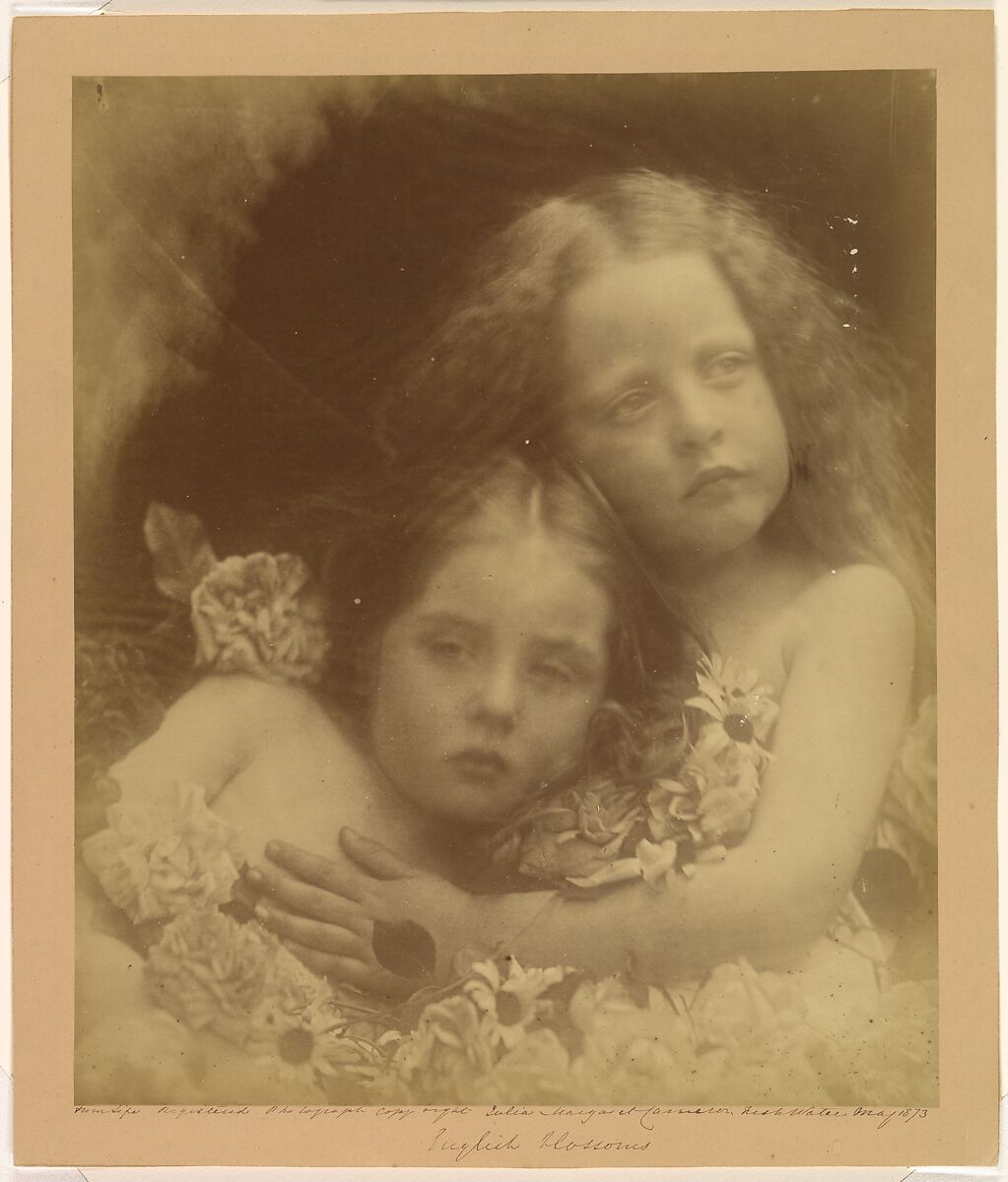 English Blossoms, Julia Margaret Cameron (British (born India), Calcutta 1815–1879 Kalutara, Ceylon), Albumen silver print from glass negative 