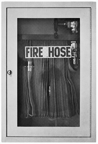 [Post Card of Fire Extinguisher, Metropolitan Museum of Art], Dove Bradshaw (American, born New York, 1949), Photomechanical print 
