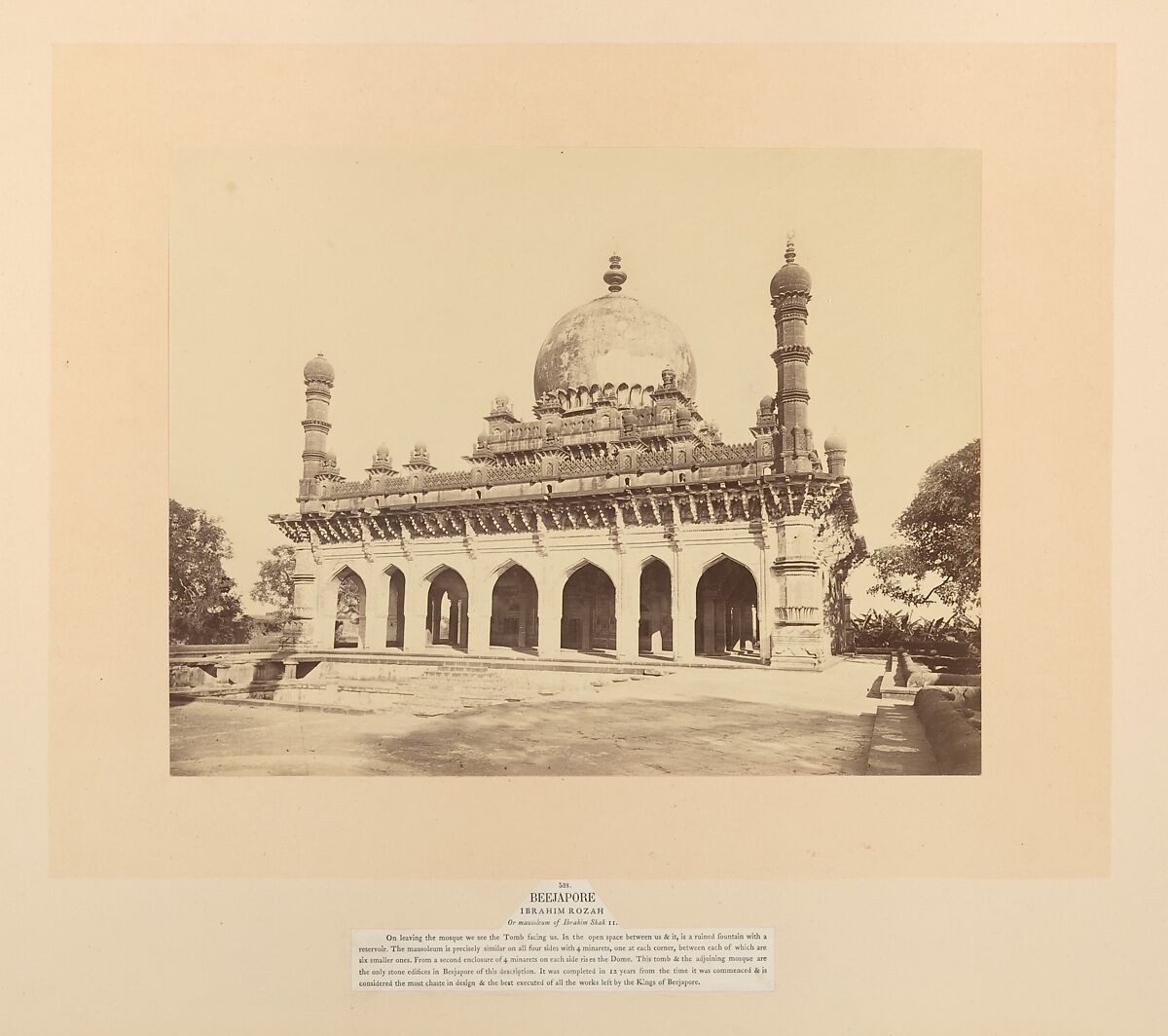 Views in India - Beejapoor, Unknown, Albumen silver prints