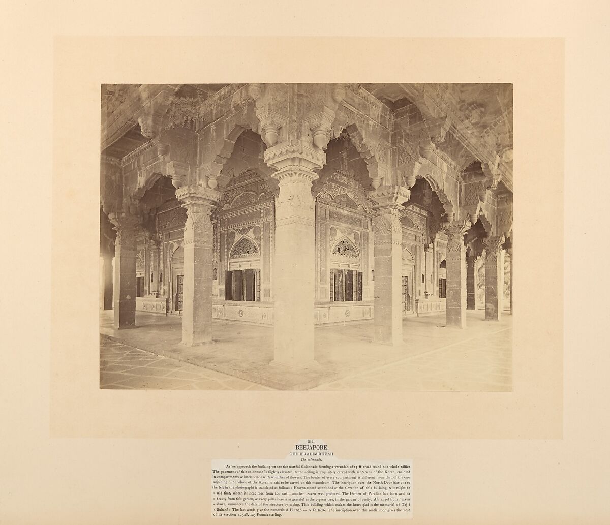 Views in India - Beejapoor, Unknown, Albumen silver prints