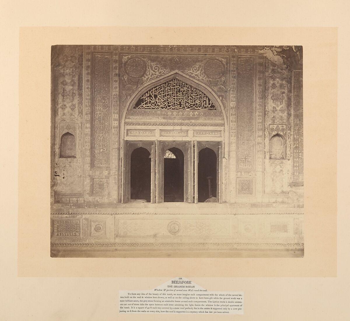 Views in India - Beejapoor, Unknown, Albumen silver prints
