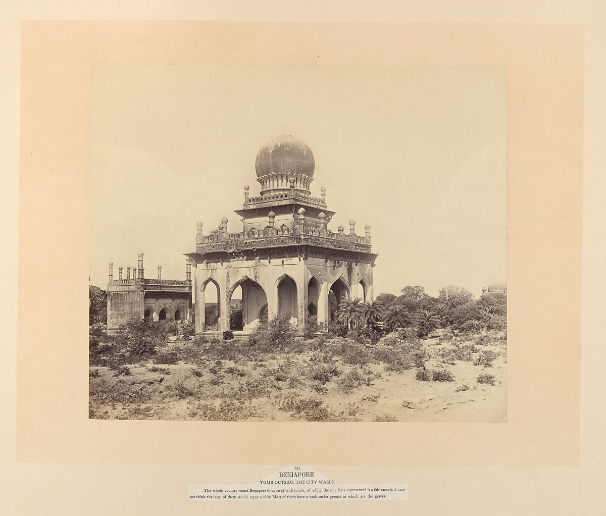 Views in India - Beejapoor, Unknown, Albumen silver prints