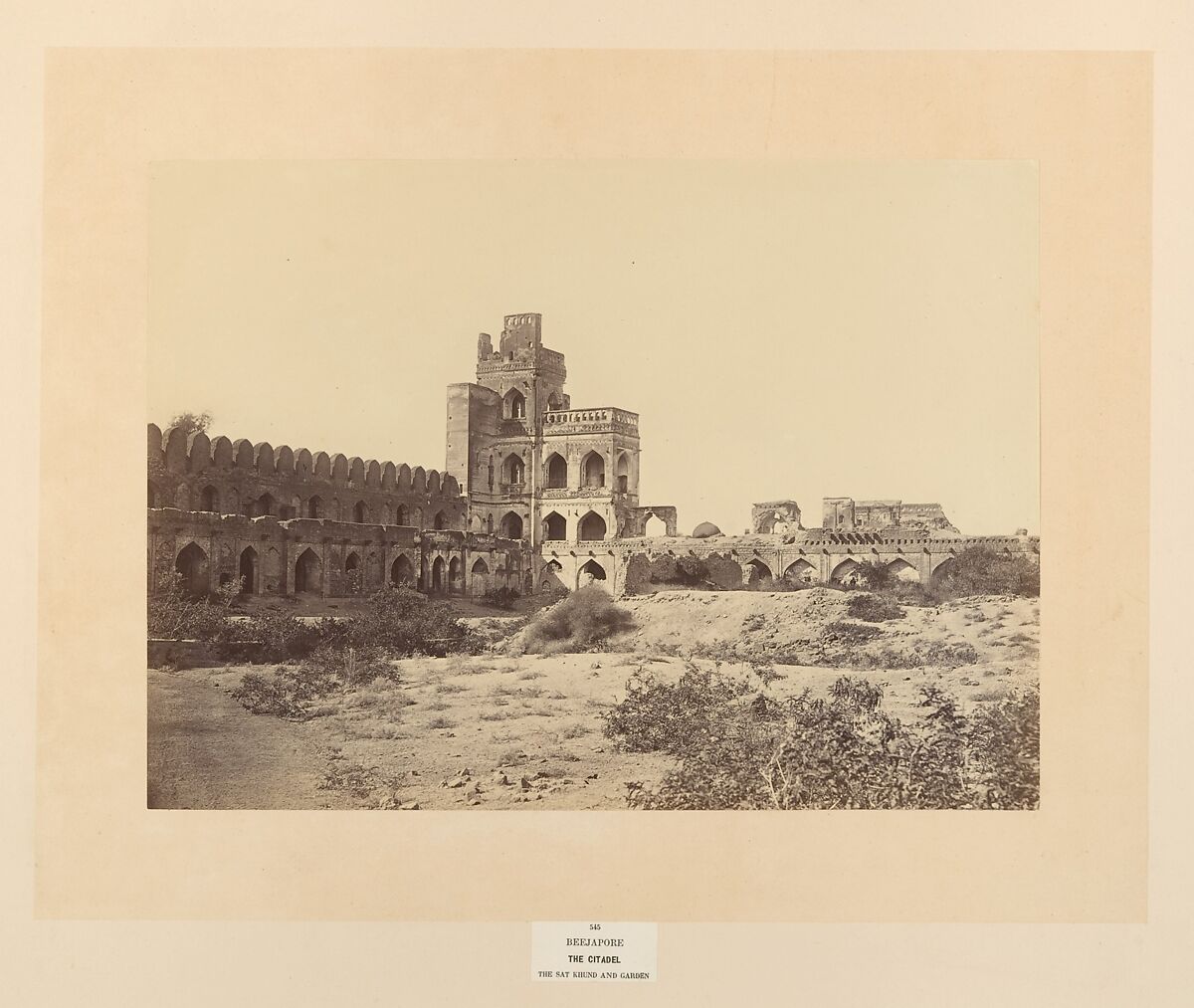 Views in India - Beejapoor, Unknown, Albumen silver prints