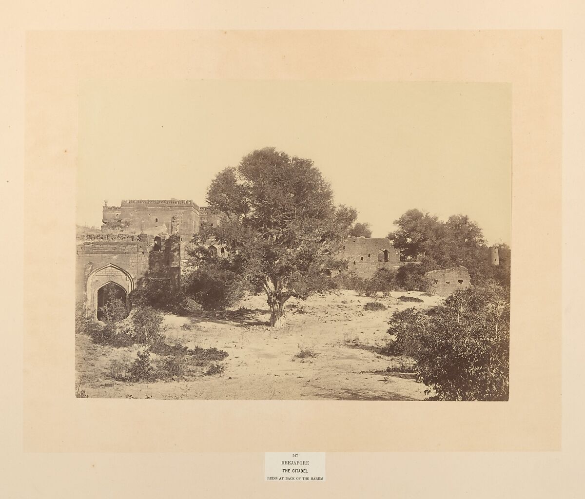 Views in India - Beejapoor, Unknown, Albumen silver prints