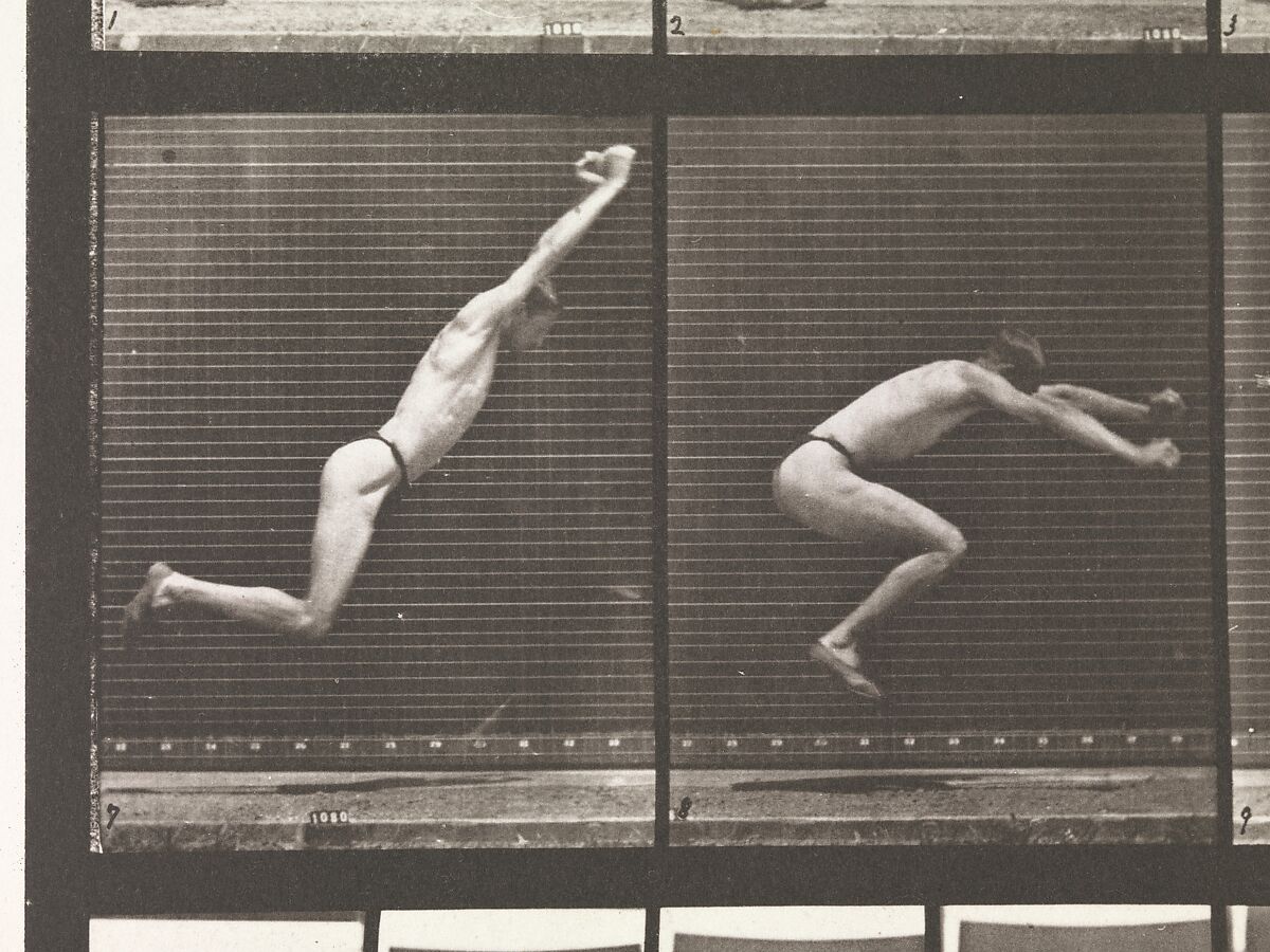 Animal Locomotion.  An Electro-Photographic Investigation of Consecutive Phases of Animal Movements.  Commenced 1872 - Completed 1885.  Volume V, Man (Pelvis Cloth), Eadweard Muybridge (British and American, Kingston upon Thames 1830–1904 Kingston upon Thames), Photogravures