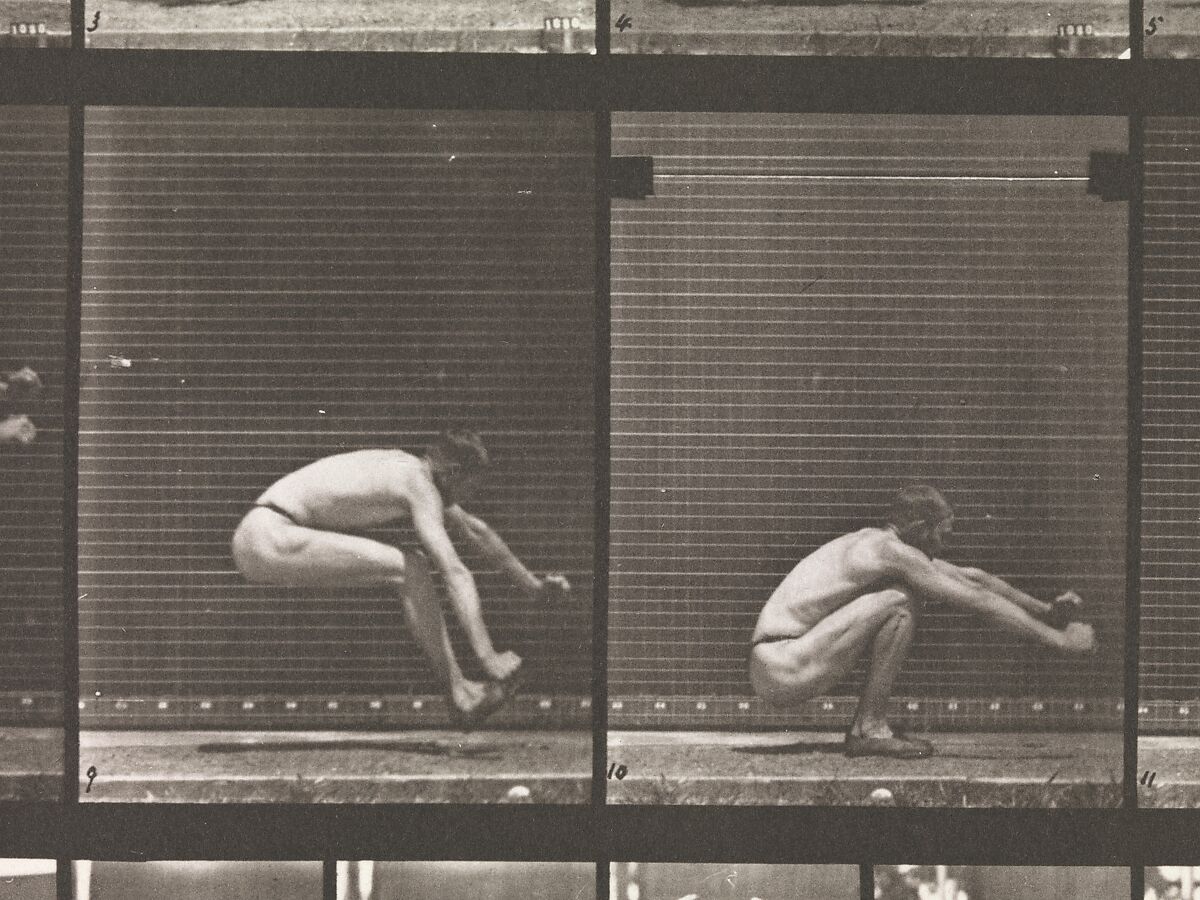 Animal Locomotion.  An Electro-Photographic Investigation of Consecutive Phases of Animal Movements.  Commenced 1872 - Completed 1885.  Volume V, Man (Pelvis Cloth), Eadweard Muybridge (British and American, Kingston upon Thames 1830–1904 Kingston upon Thames), Photogravures