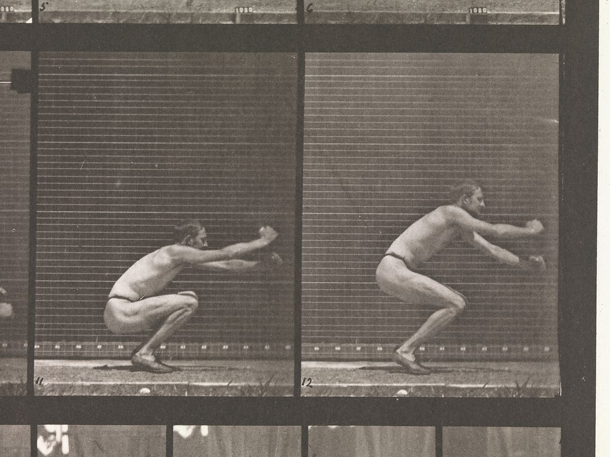 Animal Locomotion.  An Electro-Photographic Investigation of Consecutive Phases of Animal Movements.  Commenced 1872 - Completed 1885.  Volume V, Man (Pelvis Cloth), Eadweard Muybridge (British and American, Kingston upon Thames 1830–1904 Kingston upon Thames), Photogravures