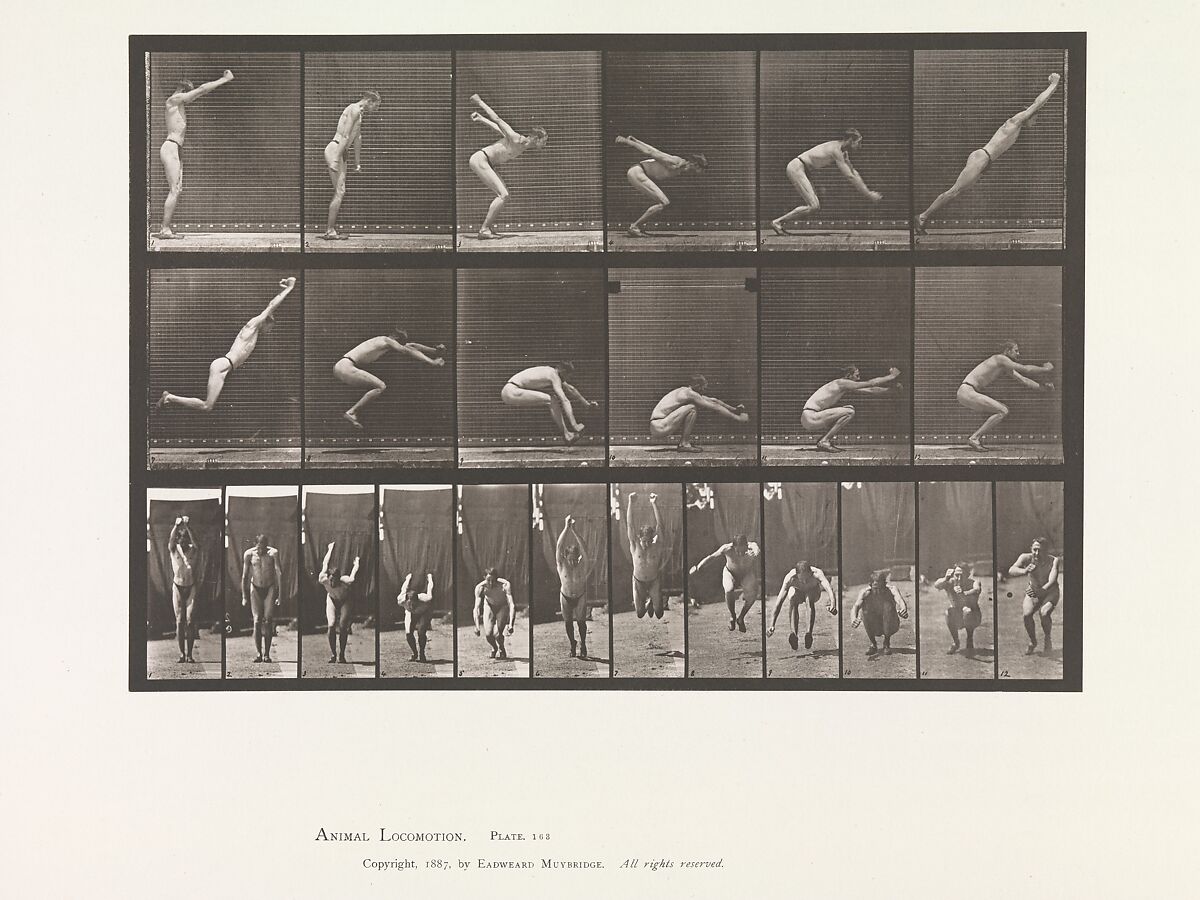 Animal Locomotion.  An Electro-Photographic Investigation of Consecutive Phases of Animal Movements.  Commenced 1872 - Completed 1885.  Volume V, Man (Pelvis Cloth), Eadweard Muybridge (British and American, Kingston upon Thames 1830–1904 Kingston upon Thames), Photogravures