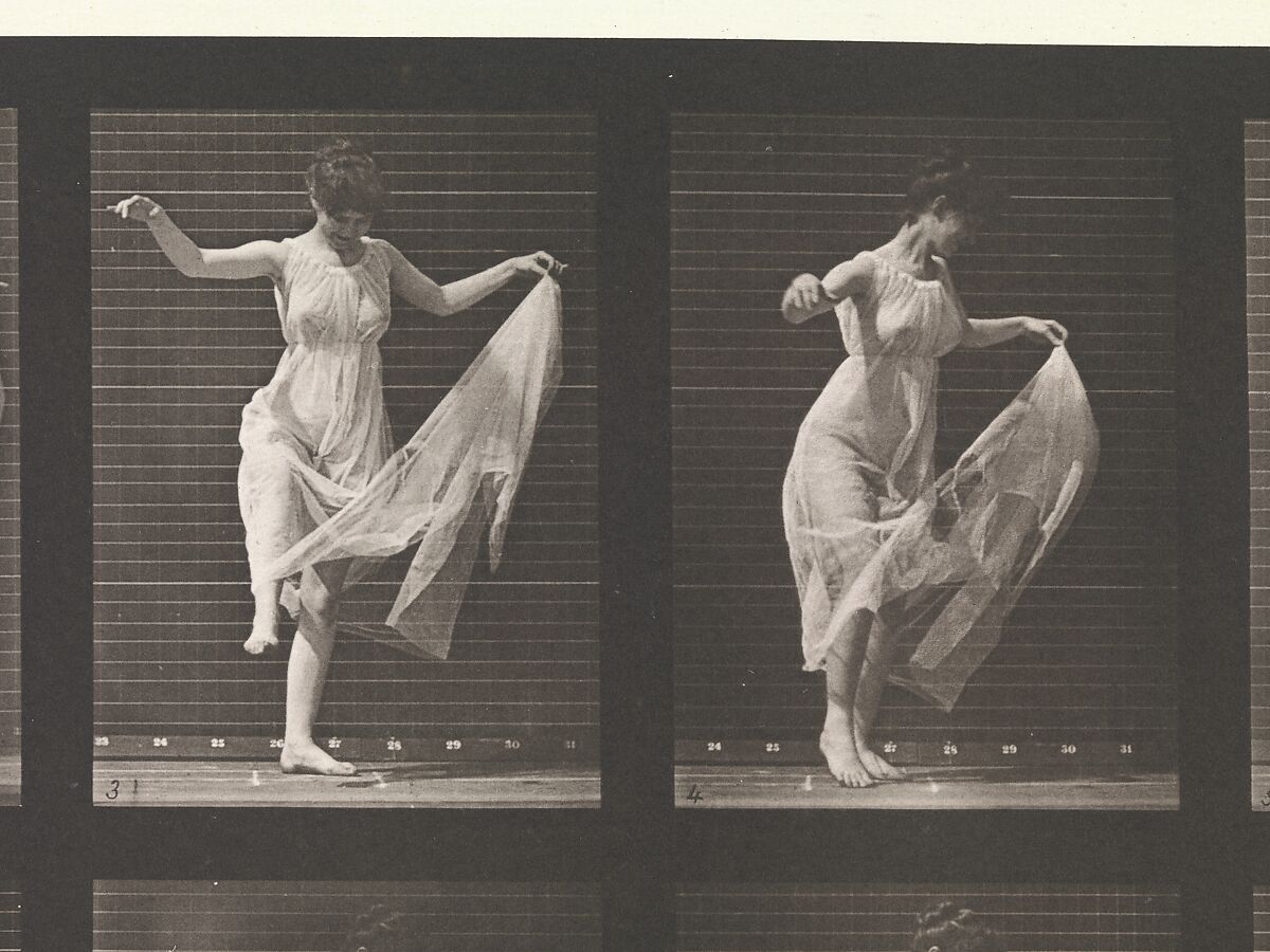 Animal Locomotion.  An Electro-Photographic Investigation... of Animal Movements.  Commenced 1872 - Completed 1885.  Volume VI, Woman (Semi-Nude and Transparent Drapery) Children, Eadweard Muybridge (British and American, Kingston upon Thames 1830–1904 Kingston upon Thames), Photogravures