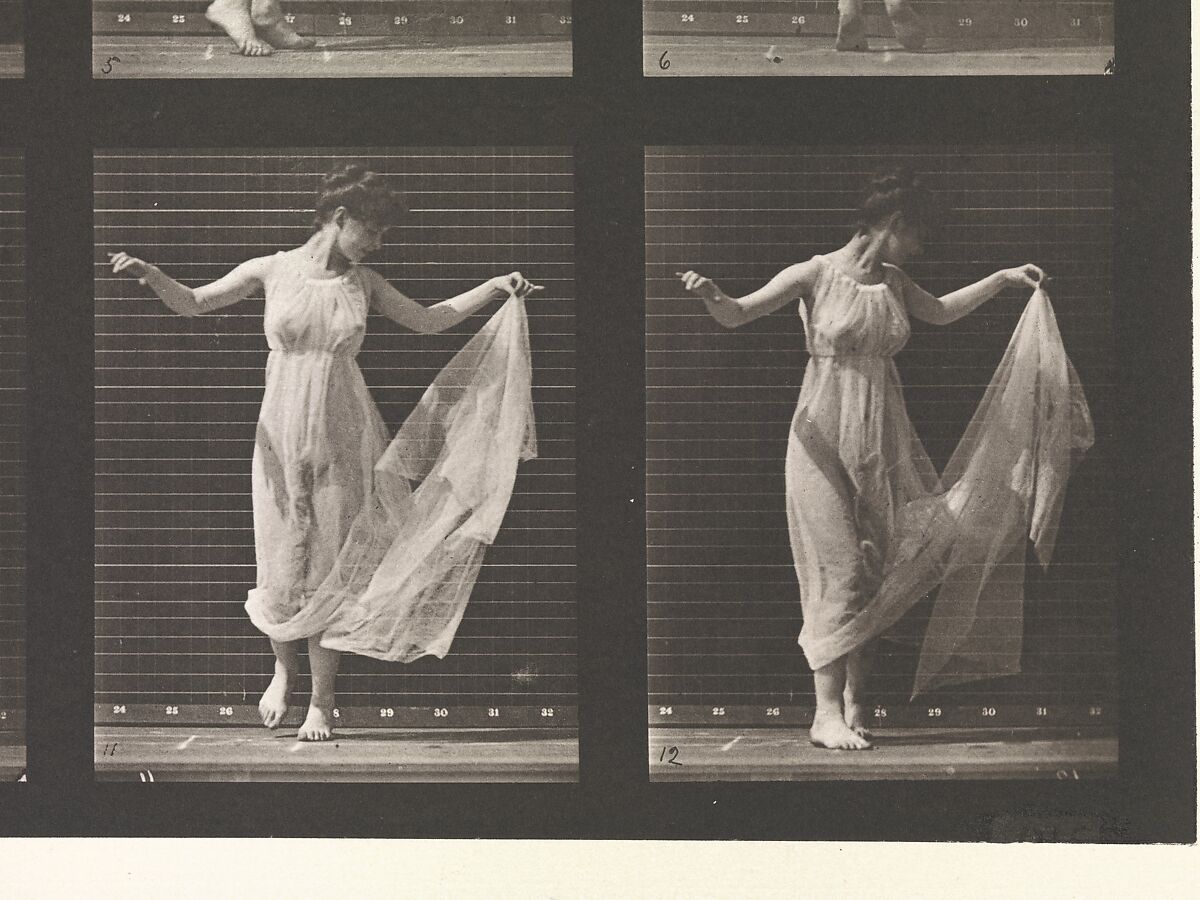 Animal Locomotion.  An Electro-Photographic Investigation... of Animal Movements.  Commenced 1872 - Completed 1885.  Volume VI, Woman (Semi-Nude and Transparent Drapery) Children, Eadweard Muybridge (British and American, Kingston upon Thames 1830–1904 Kingston upon Thames), Photogravures