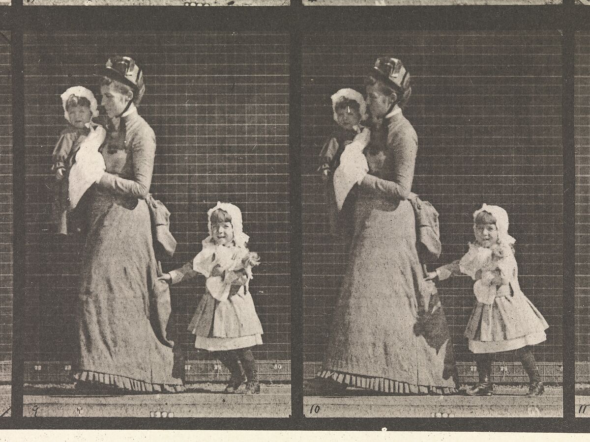 Animal Locomotion.  An Electro-Photographic Investigation... of Animal Movements.  Commenced 1872 - Completed 1885.  Volume VII, Men and Woman (Draped) Miscellaneous Subjects, Eadweard Muybridge (British and American, Kingston upon Thames 1830–1904 Kingston upon Thames), Photogravures