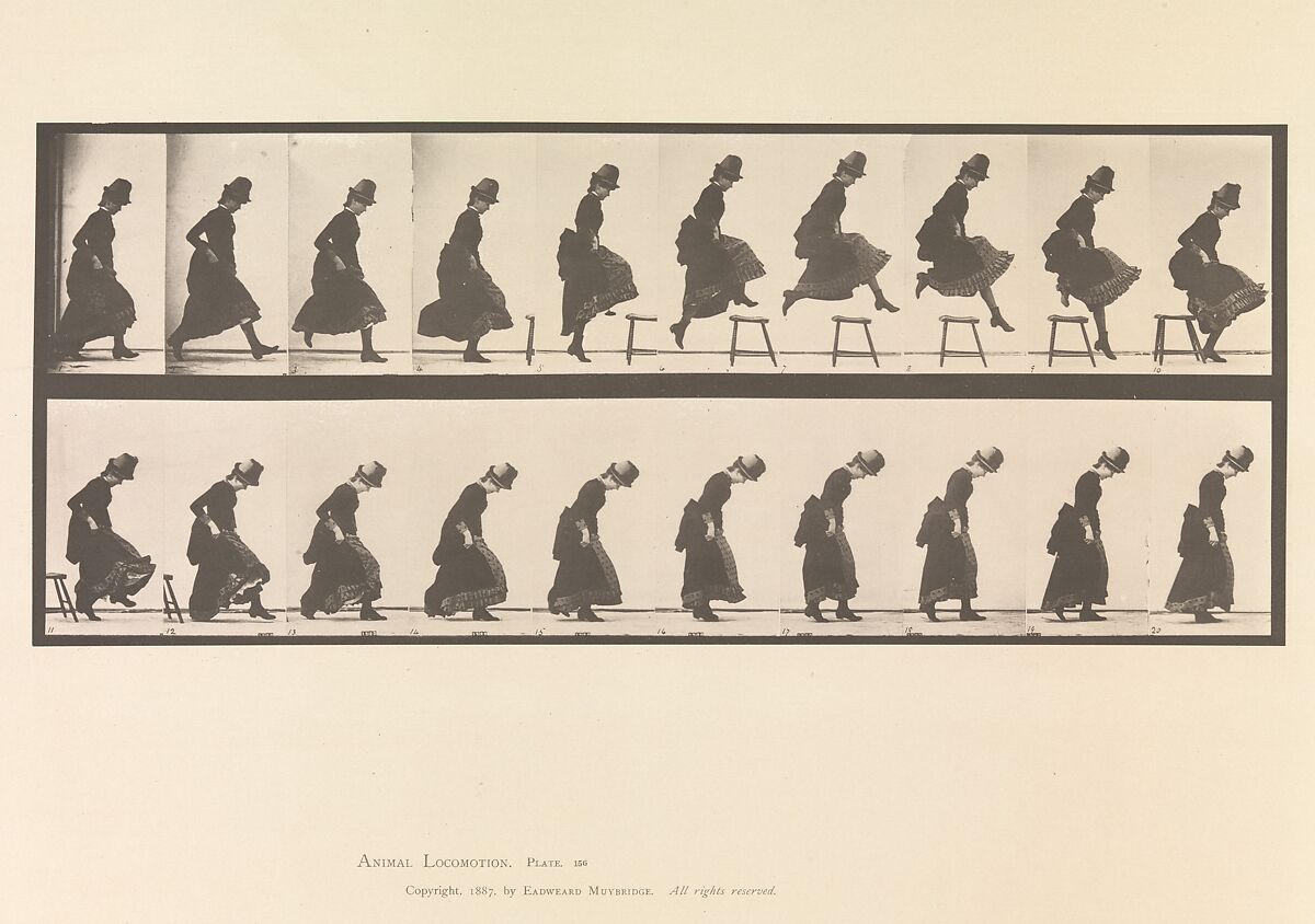 Animal Locomotion.  An Electro-Photographic Investigation... of Animal Movements.  Commenced 1872 - Completed 1885.  Volume VII, Men and Woman (Draped) Miscellaneous Subjects, Eadweard Muybridge (British and American, Kingston upon Thames 1830–1904 Kingston upon Thames), Photogravures