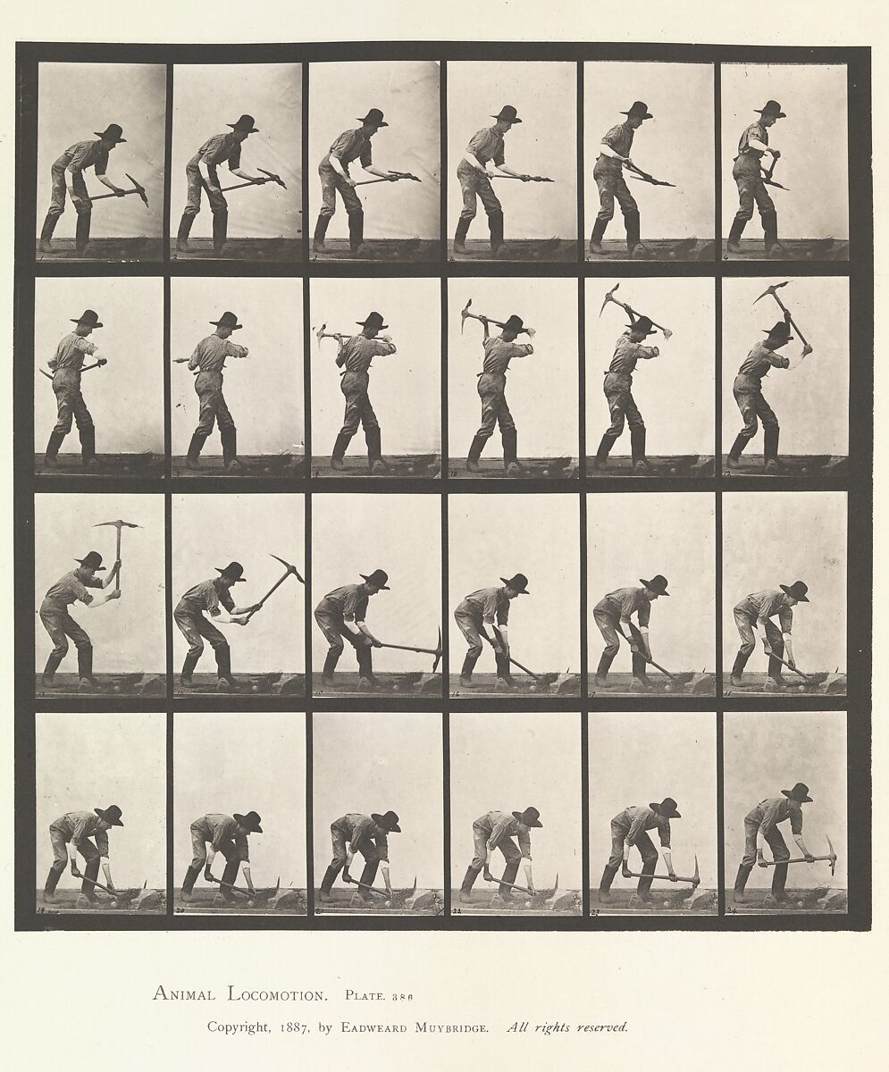 Animal Locomotion.  An Electro-Photographic Investigation... of Animal Movements.  Commenced 1872 - Completed 1885.  Volume VII, Men and Woman (Draped) Miscellaneous Subjects, Eadweard Muybridge (British and American, Kingston upon Thames 1830–1904 Kingston upon Thames), Photogravures