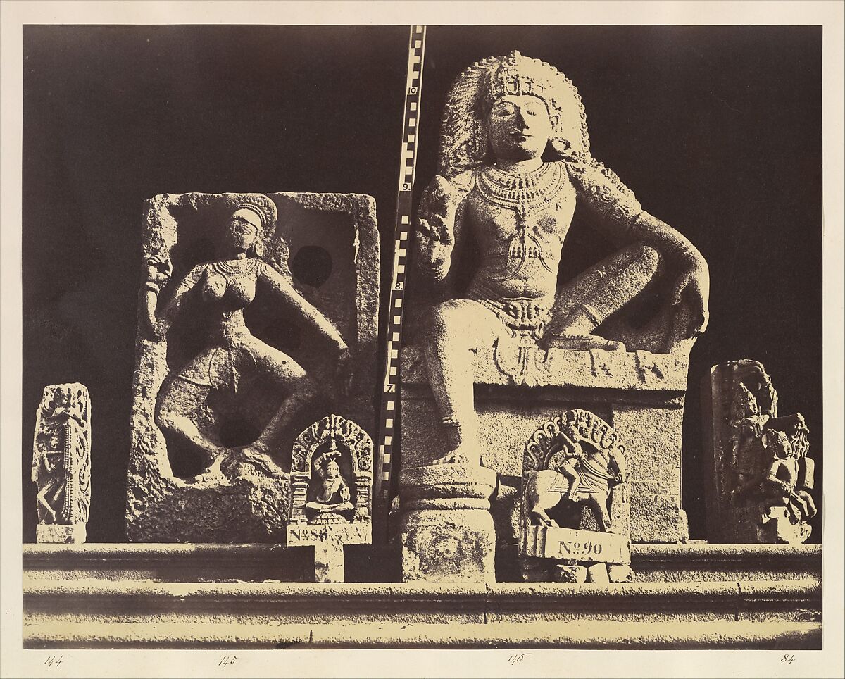 Elliot Marbles and Other Sculpture from the Central Museum Madras: Group 26, Linnaeus Tripe (British, Devonport (Plymouth Dock) 1822–1902 Devonport), Albumen silver print from dry collodion on glass negative 