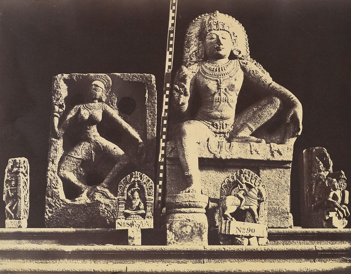 Elliot Marbles and Other Sculpture from the Central Museum Madras: Group 26, Linnaeus Tripe (British, Devonport (Plymouth Dock) 1822–1902 Devonport), Albumen silver print from dry collodion on glass negative