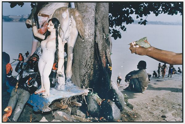 Sitalmata (the Smallpox Goddess), and Stone Lingams Being Worshipped, Calcutta