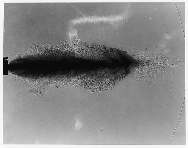 [Gun: Shock Wave and Discharge], Harold Edgerton (American, 1903–1990), Gelatin silver print 