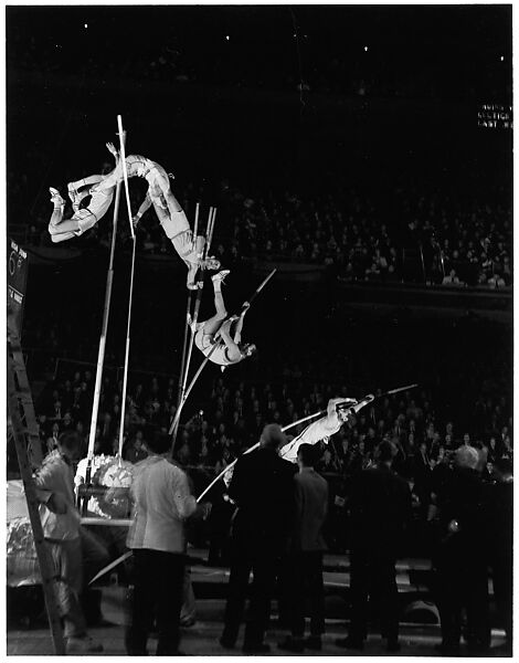 [Pole Vault, Boston Garden], Harold Edgerton (American, 1903–1990), Gelatin silver print 