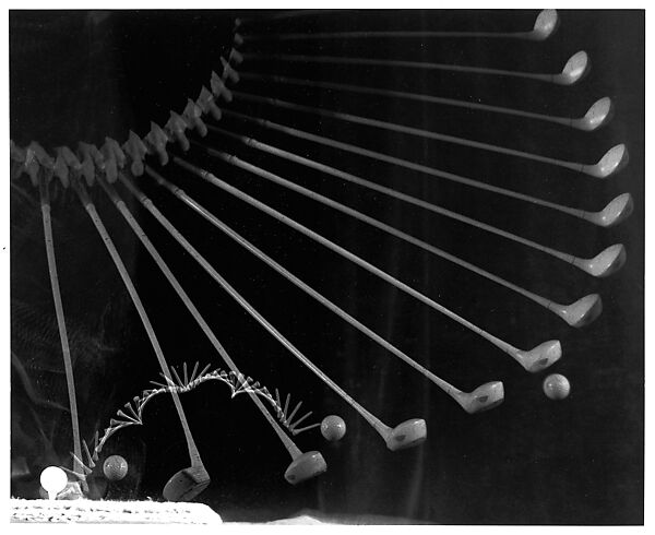 [Golf Club Hitting Ball], Harold Edgerton (American, 1903–1990), Gelatin silver print 