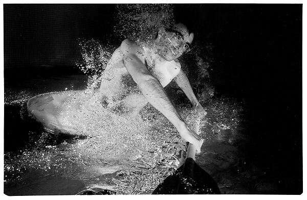 [Kayak Manoeuvre, M.I.T. Pool], Harold Edgerton (American, 1903–1990), Gelatin silver print 