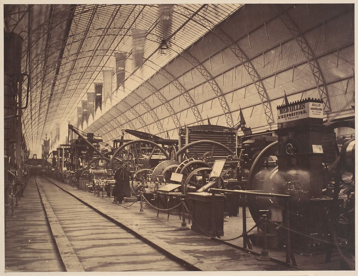 French Machinery, Charles Thurston Thompson (British, Peckham 1816–1868 Paris), Salted paper print from glass negative 