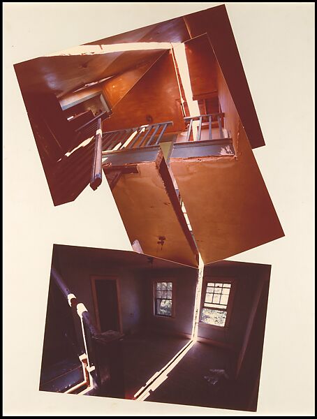 Splitting, Gordon Matta-Clark (American, 1943–1978), Chromogenic prints mounted on board 