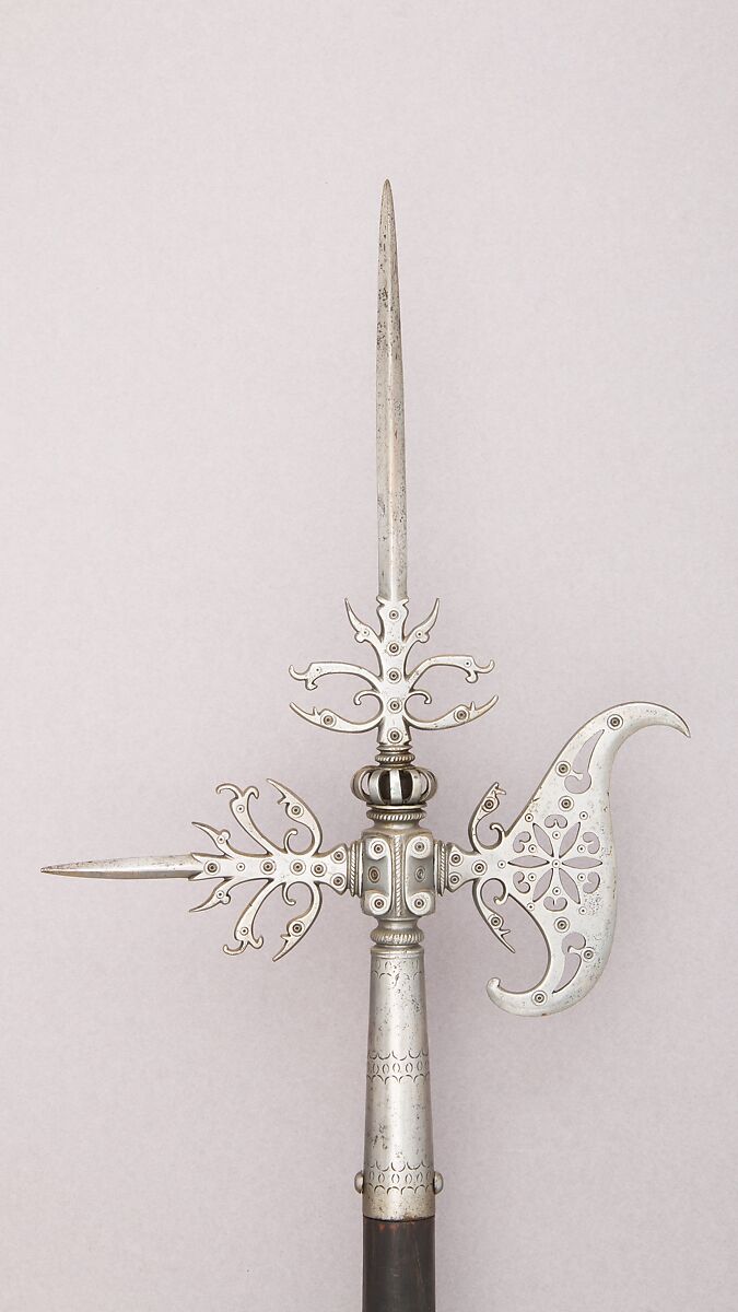 Halberd, Steel, wood, Flemish