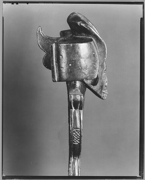 [Sceptre (Profile, Detail), Angola], Walker Evans (American, St. Louis, Missouri 1903–1975 New Haven, Connecticut), Gelatin silver print 