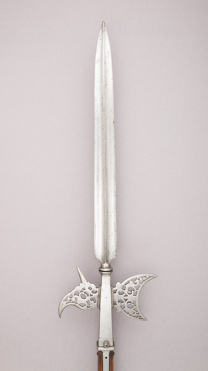 Halberd, Steel, wood, Italian