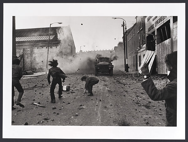 William Street, Derry, Ireland, Gilles Peress (French, born 1946), Gelatin silver print 