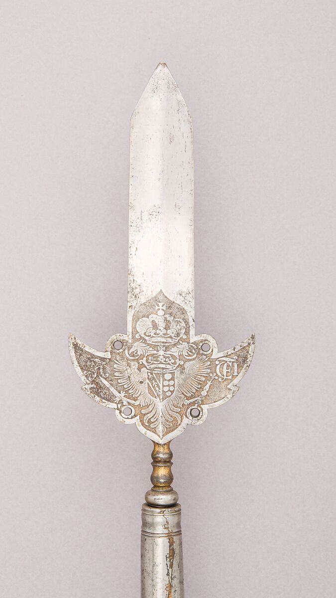 Partisan, Steel, wood, gold, Austrian