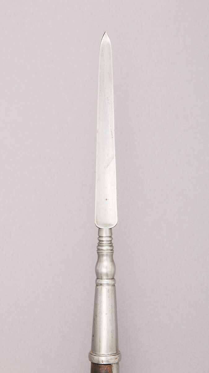 Pike, Steel, wood (ash), German, Saxony