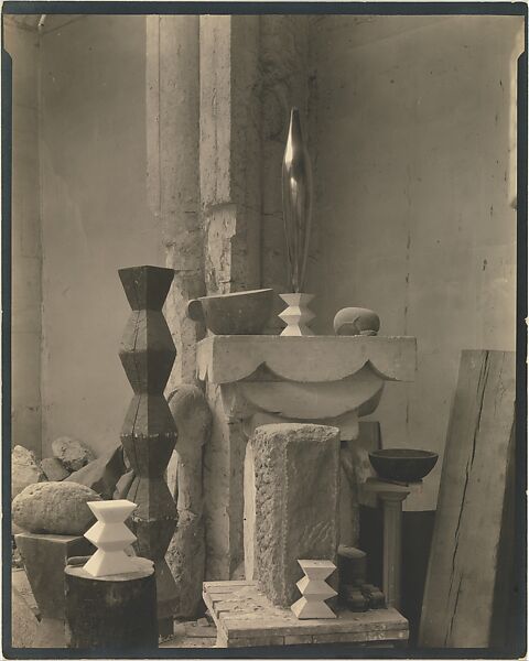 [Brancusi's Studio], Edward J. Steichen (American (born Luxembourg), Bivange 1879–1973 West Redding, Connecticut), Gelatin silver print 