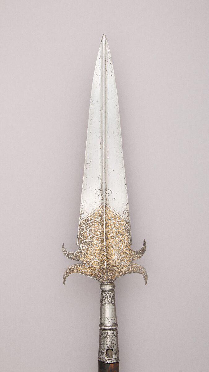 Partisan, Steel, wood, gold, French