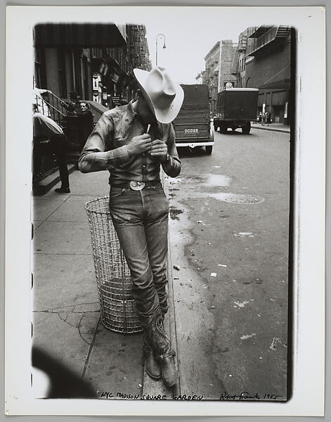 Rodeo, New York City, Robert Frank (American (born Switzerland), Zurich 1924–2019 Inverness, Nova Scotia), Gelatin silver print