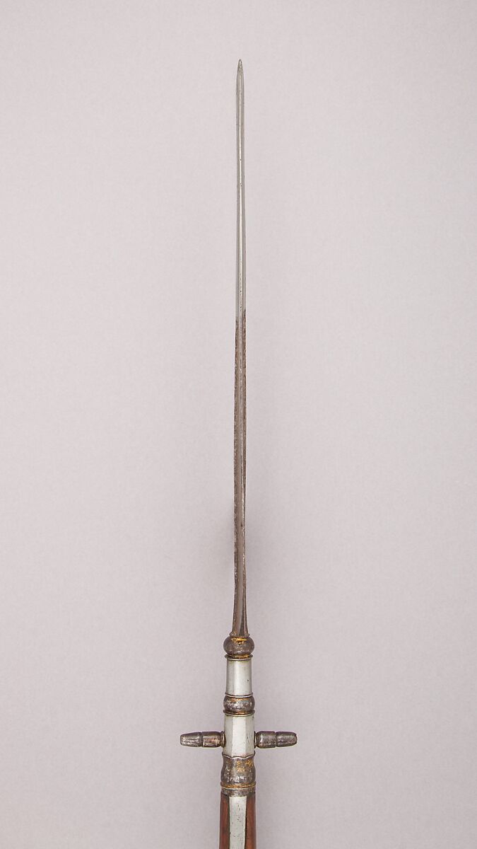 Partisan, Steel, wood, gold, French