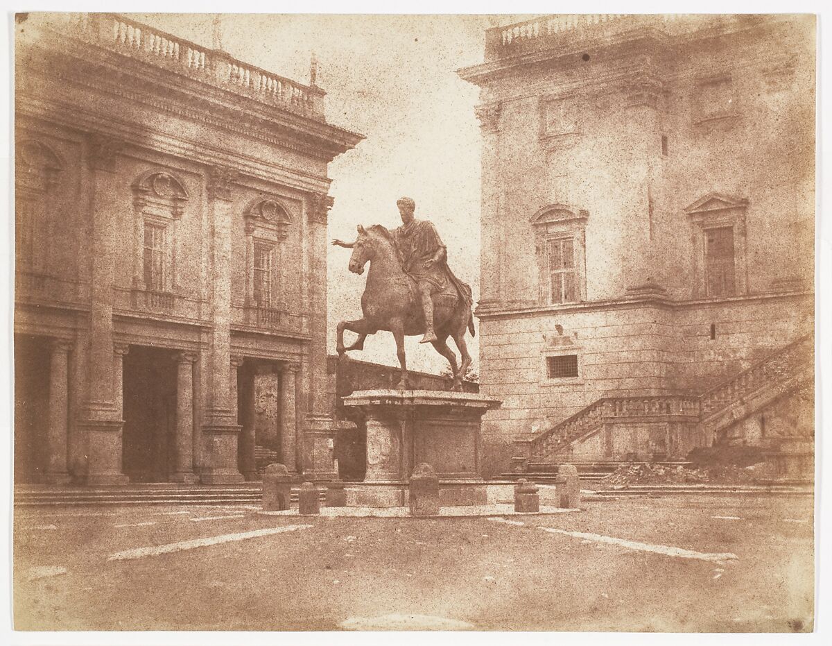 The Capitoline, Calvert Richard Jones  British, Welsh, Salted paper print from a paper negative