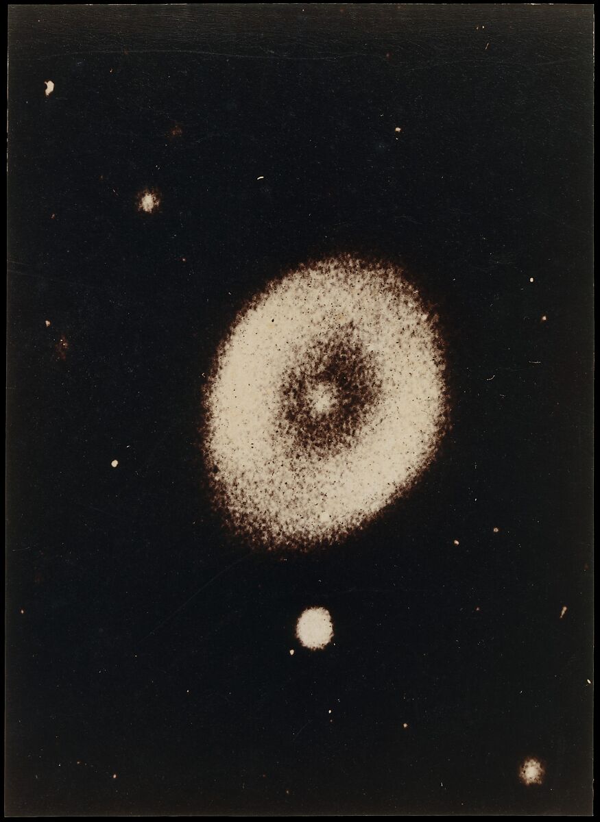 Nebuleuse de la Lyre, Paul Henry (French, Nancy 1848–1905 Paris), Albumen silver print from glass negative 