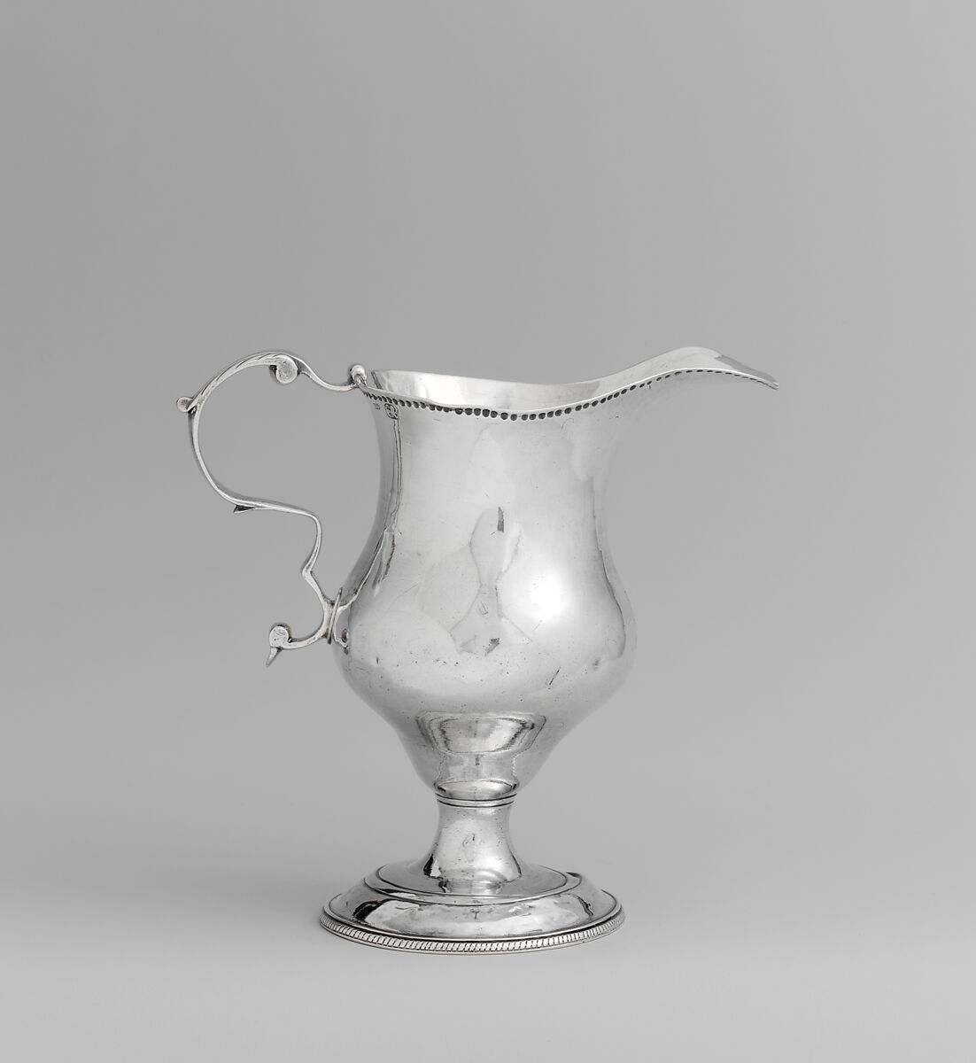 Creampot, Elias Davis (ca. 1746–1783), Silver, American 