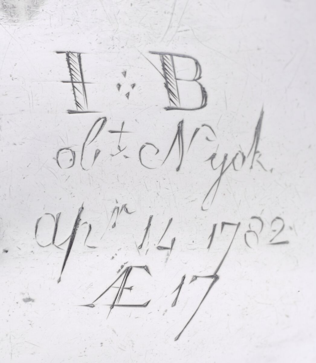 Creampot, Elias Davis (ca. 1746–1783), Silver, American