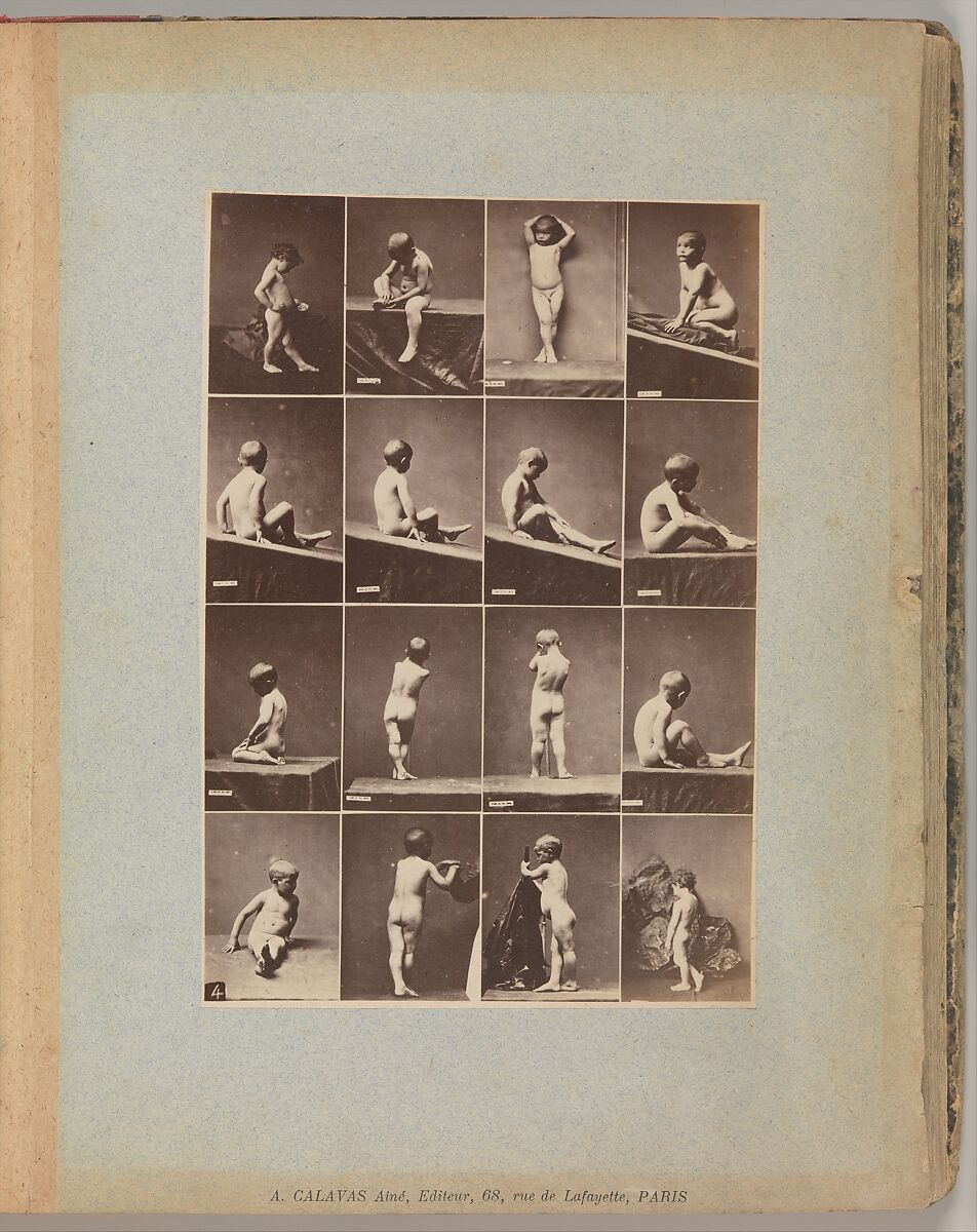 Album d'Études–Poses, Louis Igout (French, 1837–1881), Albumen silver prints from glass negatives
