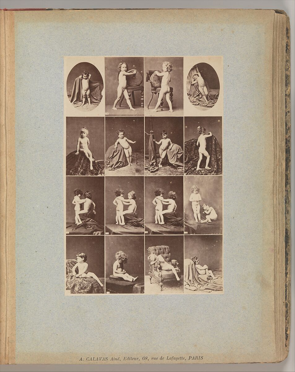 Album d'Études–Poses, Louis Igout (French, 1837–1881), Albumen silver prints from glass negatives