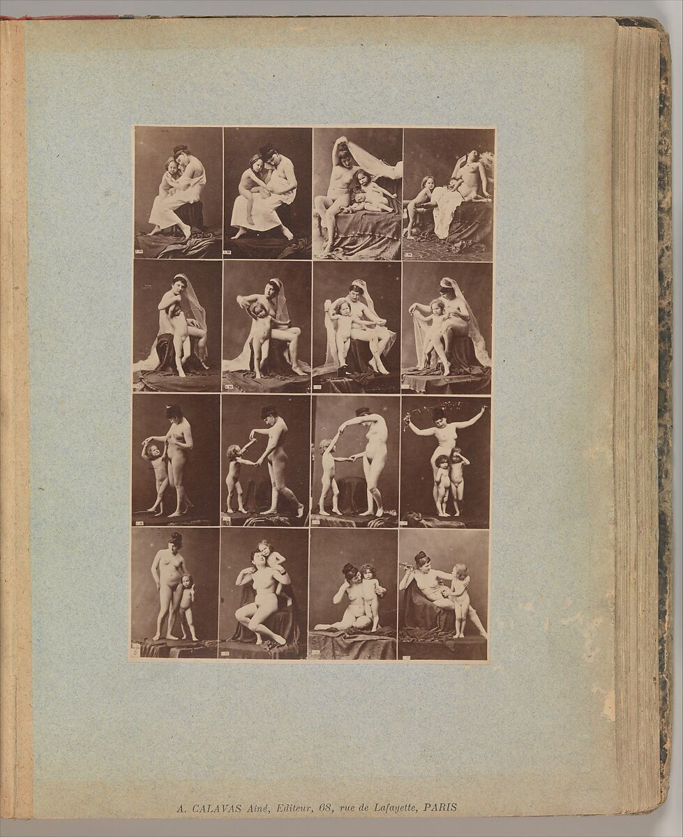 Album d'Études–Poses, Louis Igout (French, 1837–1881), Albumen silver prints from glass negatives