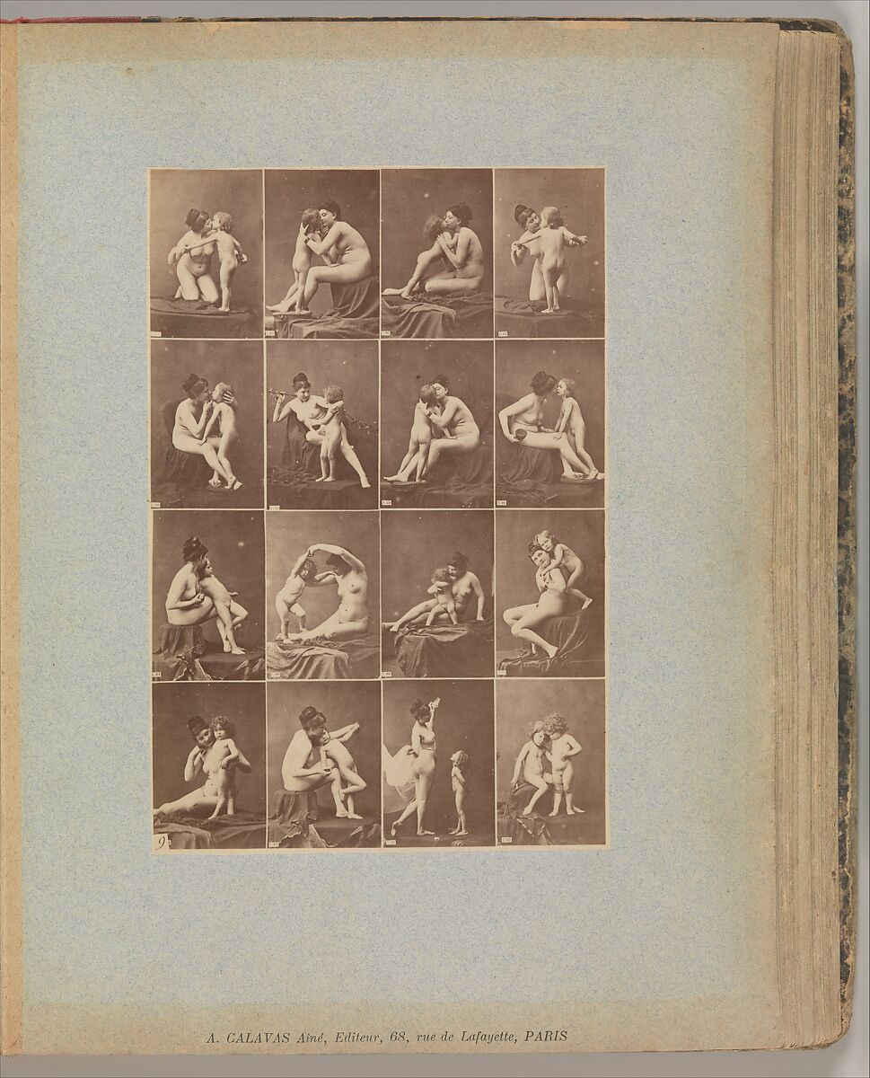Album d'Études–Poses, Louis Igout (French, 1837–1881), Albumen silver prints from glass negatives