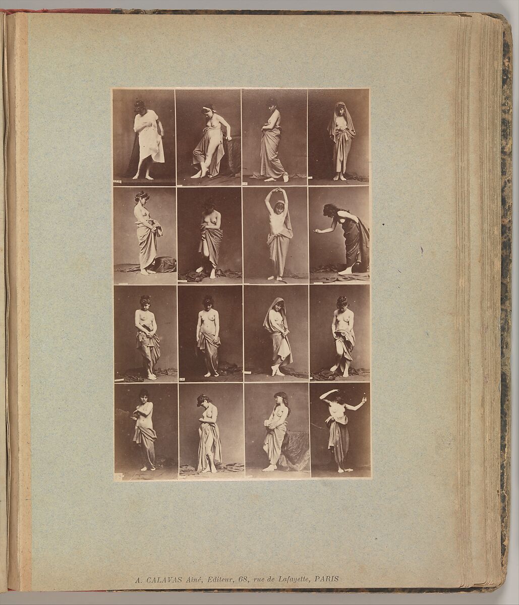 Album d'Études–Poses, Louis Igout (French, 1837–1881), Albumen silver prints from glass negatives
