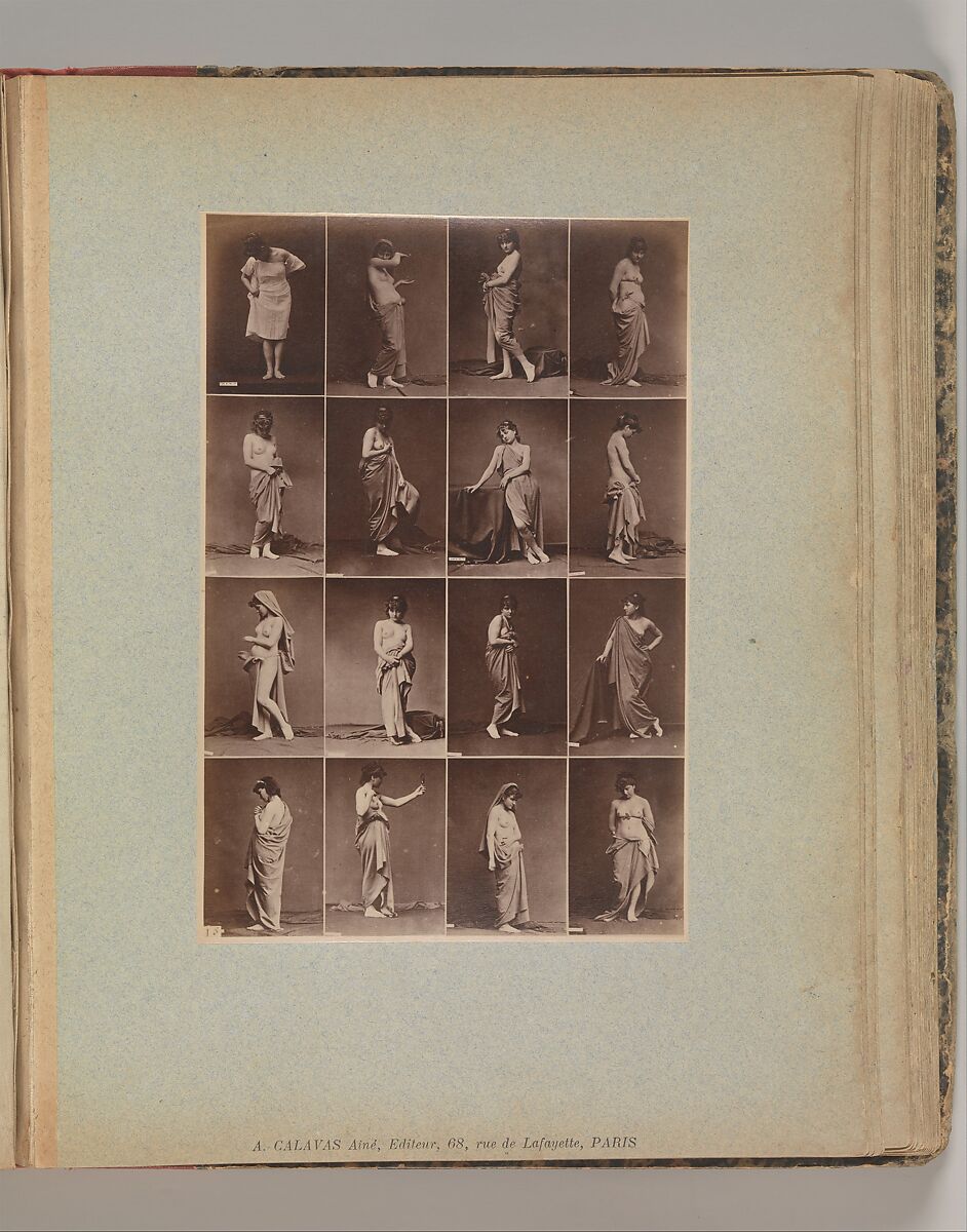 Album d'Études–Poses, Louis Igout (French, 1837–1881), Albumen silver prints from glass negatives