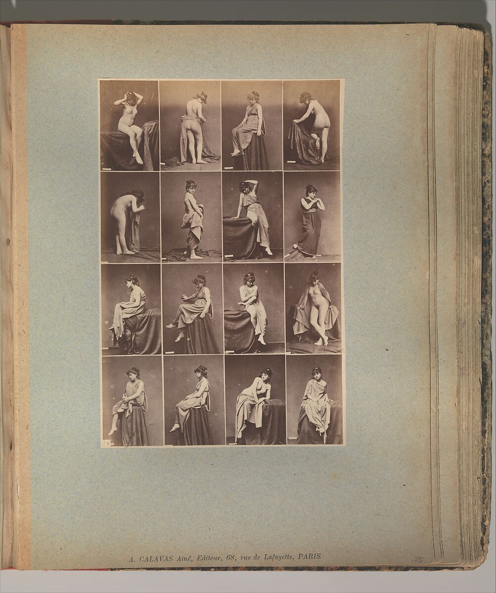 Album d'Études–Poses, Louis Igout (French, 1837–1881), Albumen silver prints from glass negatives